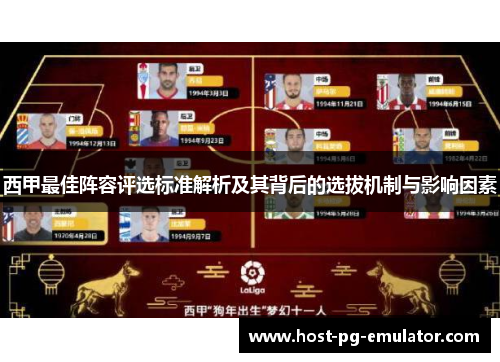西甲最佳阵容评选标准解析及其背后的选拔机制与影响因素
